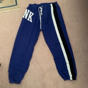 Blue Victoria secret pink sweatpant